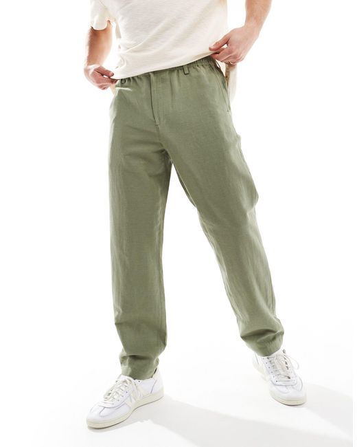 Pantaloni eleganti di Ben Sherman in Green da Uomo