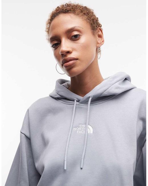 The North Face Gray W Essential Oversize Hoodie