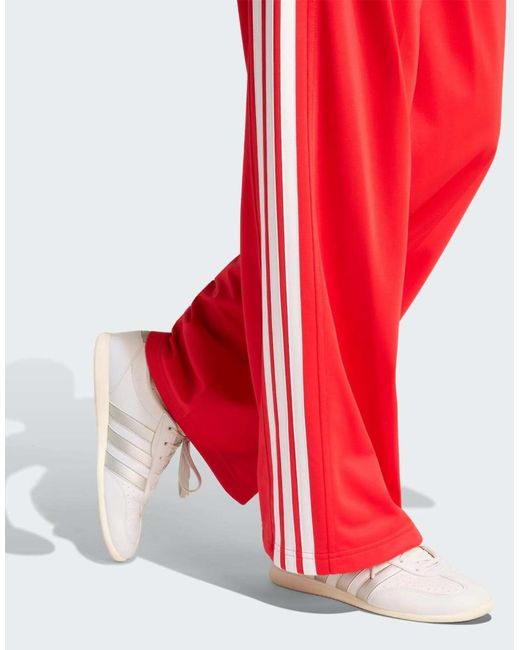 Adidas Originals Red Dayready Wide Leg Trackpants