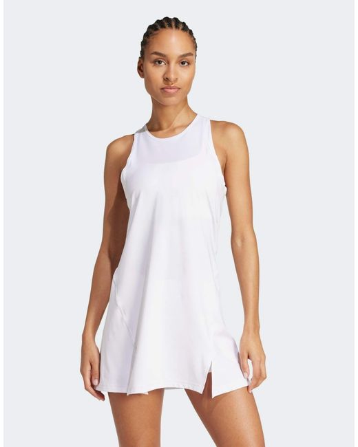 Adidas training - club tennis climacool - robe Adidas Originals en coloris White