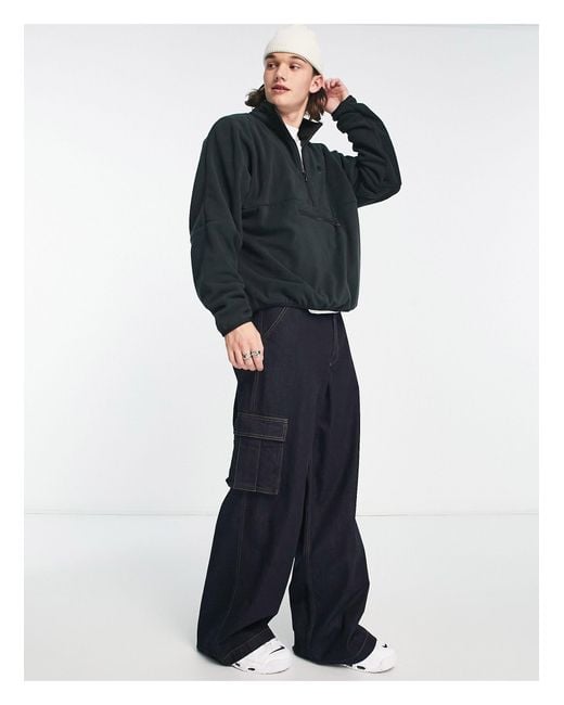 Nike Black Club Polar Fleece Half Zip Jacket for men