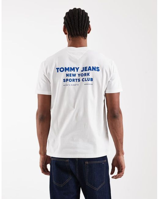 Tommy Hilfiger White Sports Club T-shirt for men