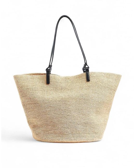 NA-KD Natural Raffia Tote