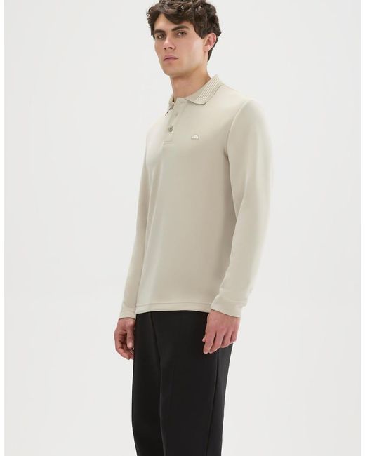 Ellesse Natural Romaldro Ls Polo for men