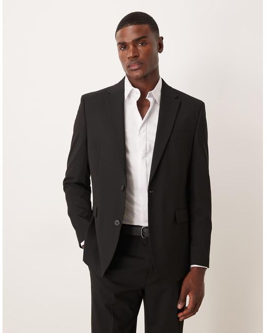 ASOS Natural Regular Suit Jacket for men