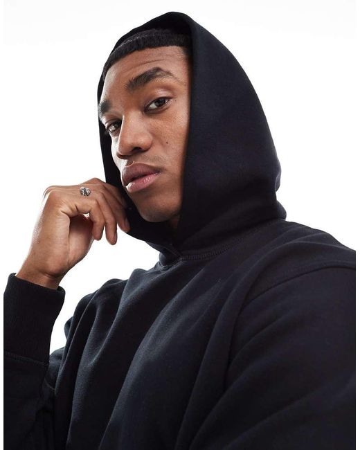 River Island Blue Essential Hoodie for men