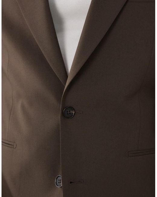 ASOS Gray Skinny Suit Blazer for men