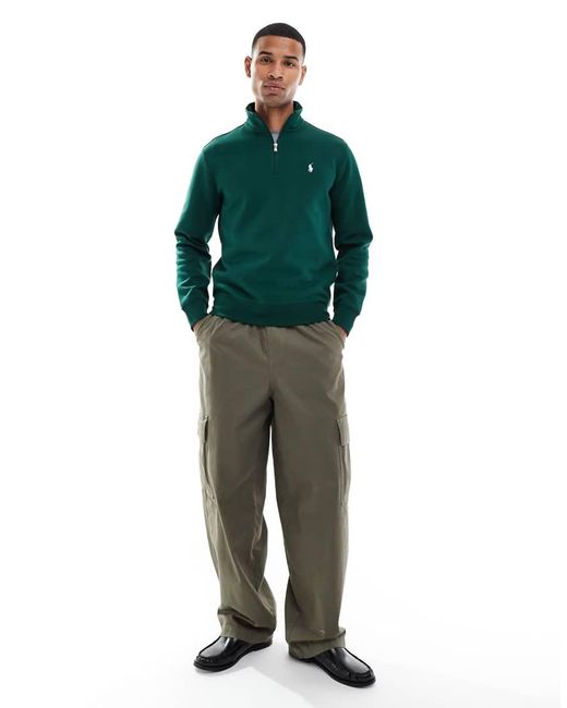 Sudadera Verde De Manga Larga Con Logo Icon De Polo Ralph Lauren de hombre de color Green