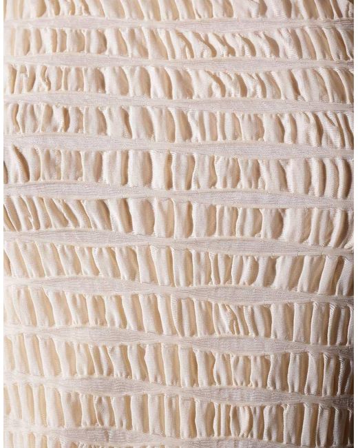 South Beach White Textured Sleeveless Top