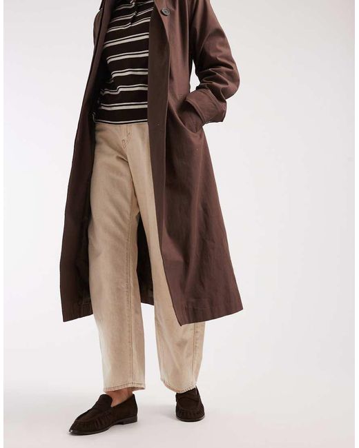 Schuh Brown Lewis Rouched Loafers