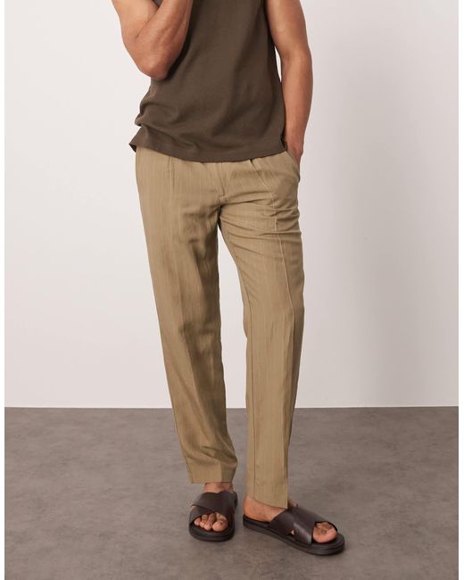 Mango – hose in Natural für Herren