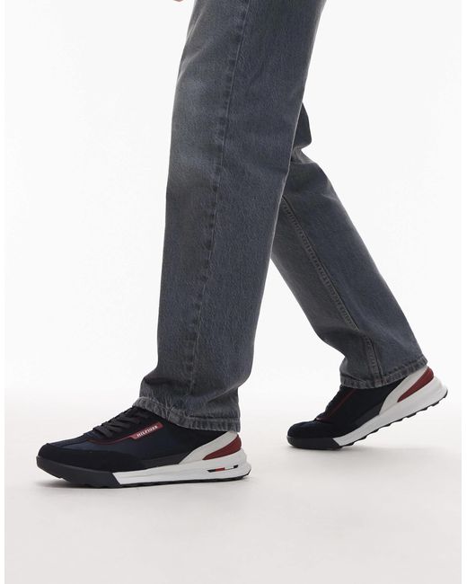 Tommy Hilfiger – basket – retro-laufschuhe in Blue für Herren