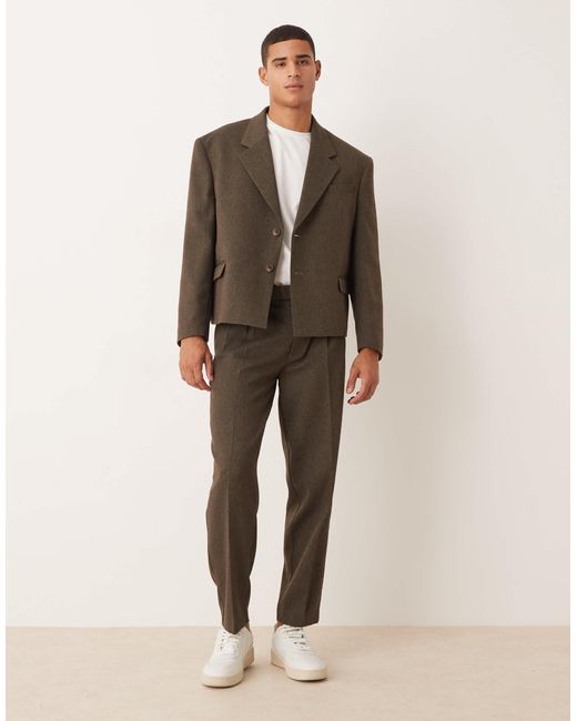 Veste ASOS pour homme en coloris Brown