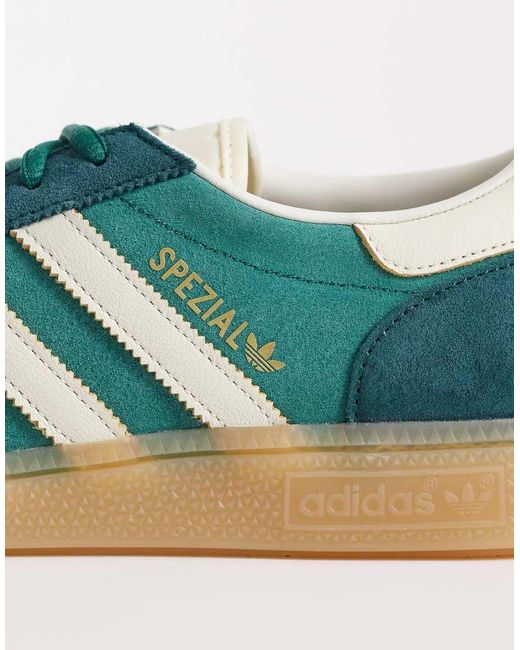 Adidas Originals Green Handball Spezial Trainers for men