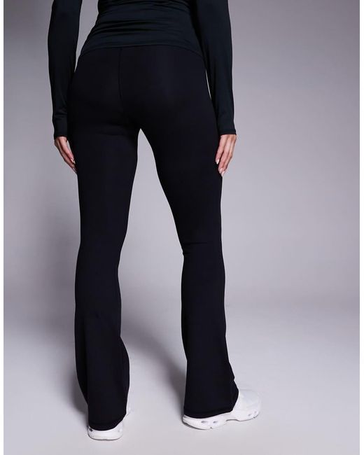 4505 Blue Maternity Icon Soft Touch High Waist Slim Kick Yoga Legging