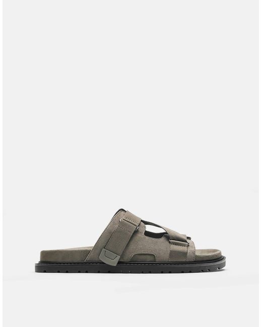 Pull&Bear – funktionssandalen in Gray für Herren