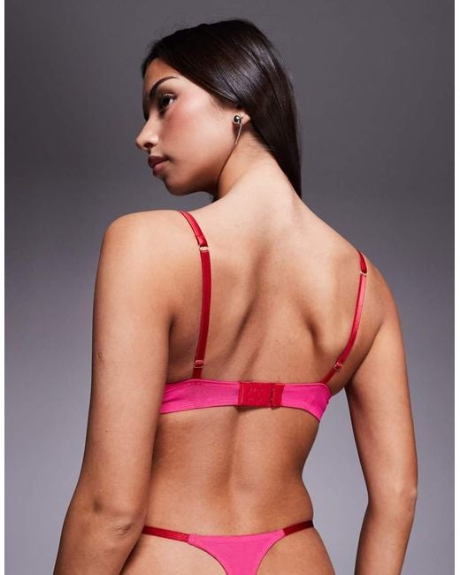 Ann Summers Red Cupid's Love String Thong With Detachable Chain