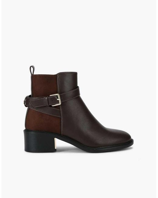 KG by Kurt Geiger Black Helen Low Ankle Boots