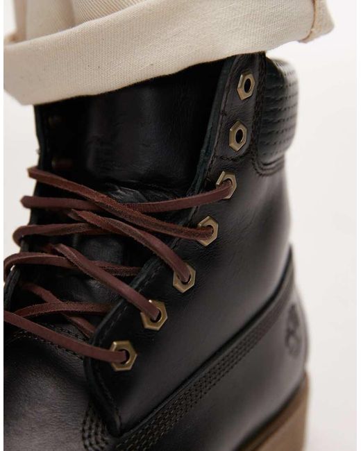 Timberland Black Premium 6 Inch Boots for men