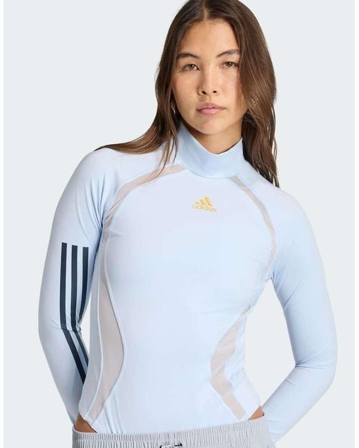 Adidas Originals White Teamgeist Long Sleeve Bodysuit