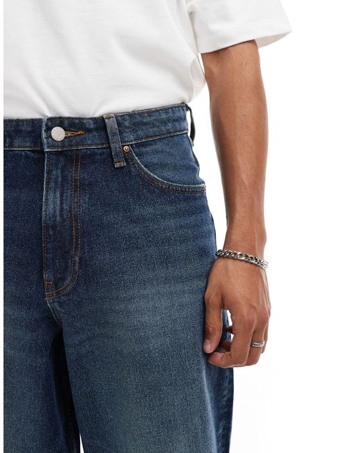 ASOS – locker geschnittene jeans in Blue für Herren