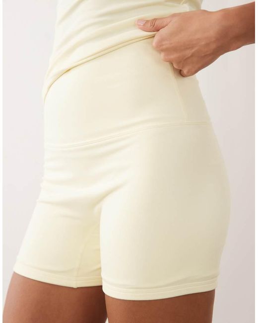Cotton On Natural Active Ultra Soft Roll Over Shorts