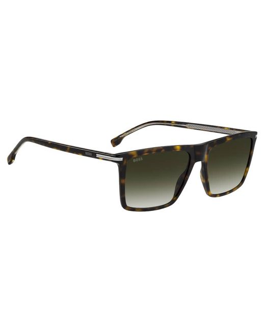 Boss Sunglasses Green Boss Square Sunglasses for men