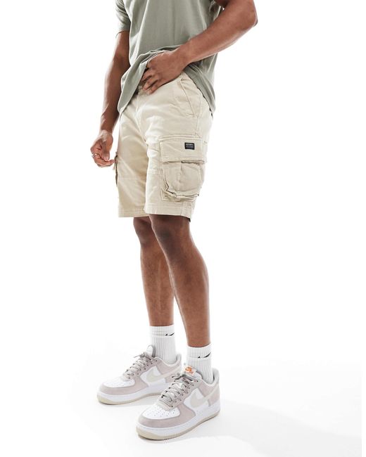 Core - short cargo - sable Superdry pour homme en coloris White