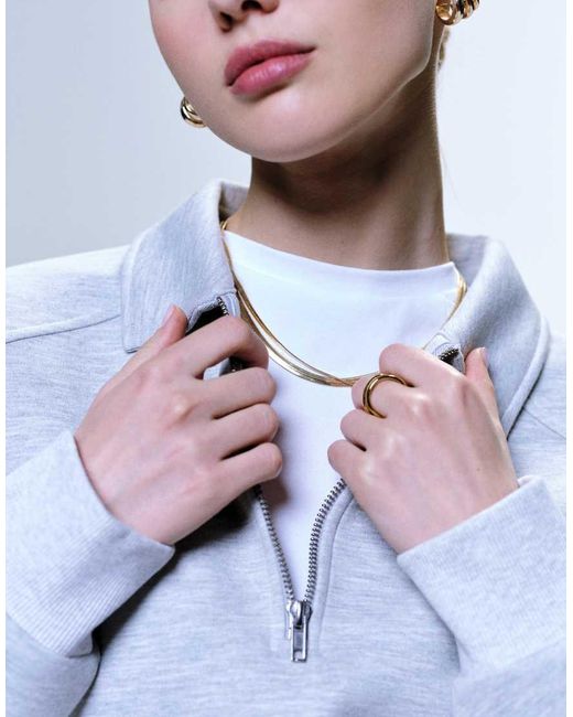 Noisy May White Regular Fit Cap Sleeve T-shirt