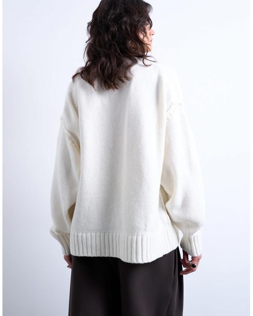 TOPSHOP White – strickpullover