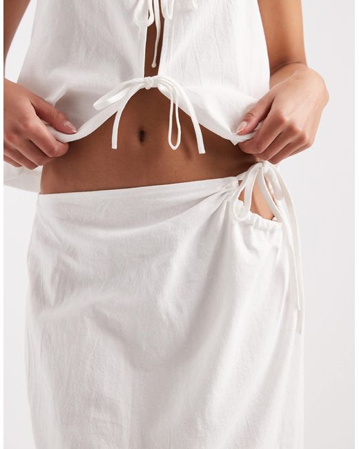 Jupe 4th & Reckless en coloris White
