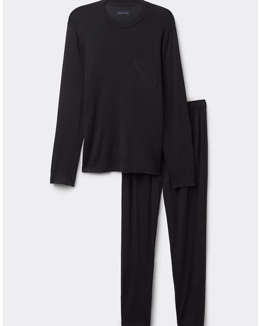 Intimissimi Black Long Micromodal Pyjamas for men