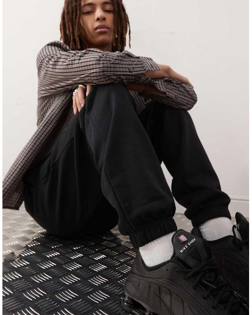 Collusion Black Joggers for men