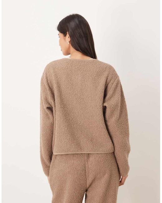 ASOS Brown Borg Lounge Jacket