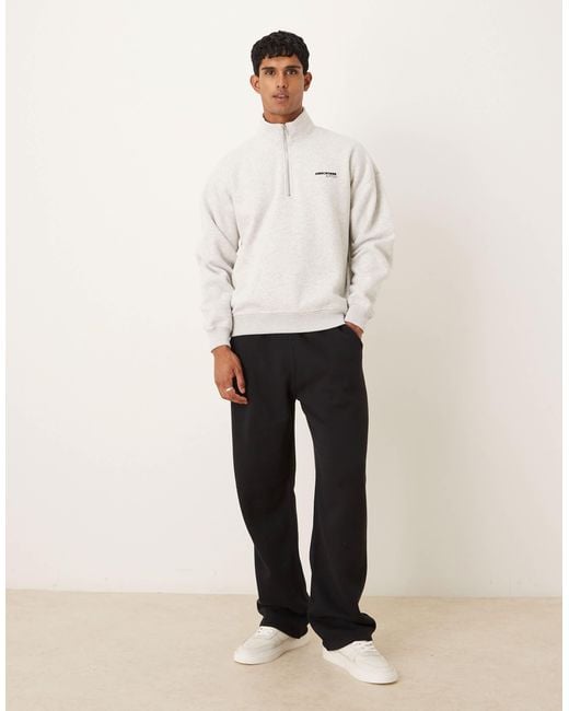 Abercrombie & Fitch – essential – weite jogginghose in White für Herren