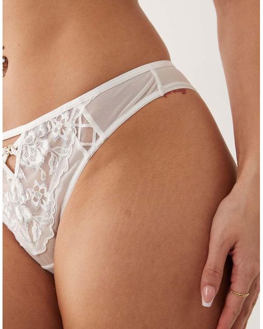 Ann Summers Brown Endless Attraction Bridal Brazilian Brief