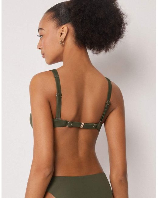Calzedonia Green Fuller Bust Balconette Bikini Top Premium Sculpt