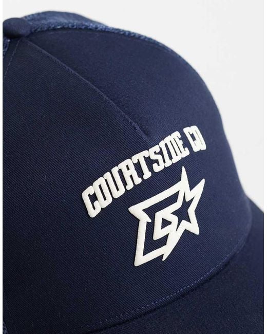 Courtside Blue Logo Cap
