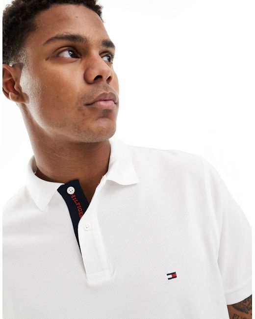 Polo coupe standard Tommy Hilfiger pour homme en coloris White