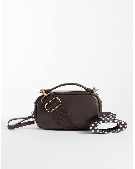 ASOS Brown Crossbody Camera Bag
