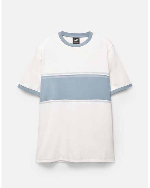 Pull&Bear – stwd – t-shirt in Blue für Herren