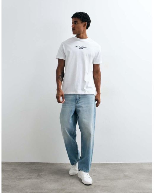 Polo Ralph Lauren White Ny Print Classic Fit T-Shirt for men