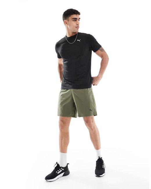 Camiseta Negra Con Gráfico "Faster" De PUMA de hombre de color Black