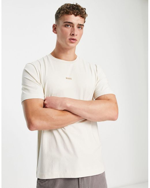 BOSS by HUGO BOSS Boss orange – tchup – locker geschnittenes t-shirt in Weiß  für Herren | Lyst DE