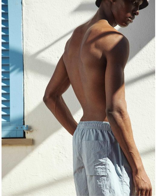 Short Pull&Bear pour homme en coloris Blue