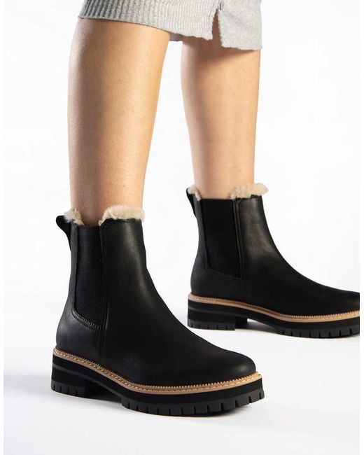 TOMS Black Bennet Ankle Boot