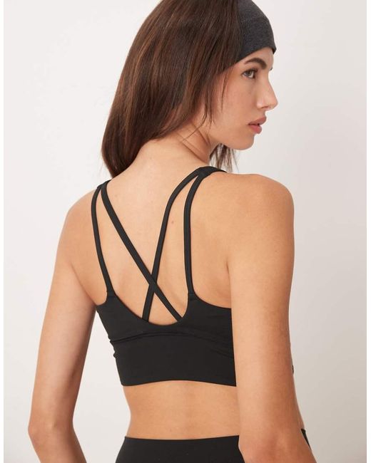 Adidas Originals Black Three Stripes Studios Strap Top