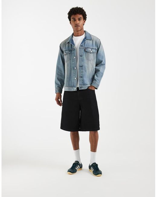 Levi's Blue Relaxed Fit Denim Trucker Jacket for men