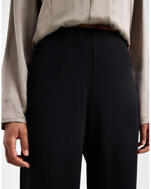 Vero Moda Black Loose Pull On Trousers