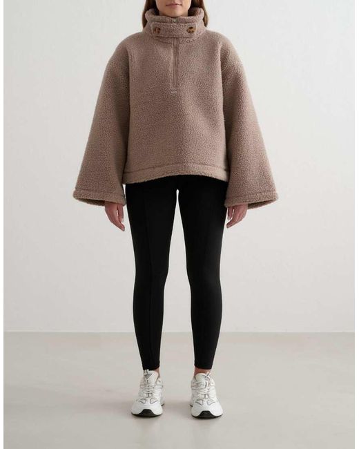 Aim'n Brown Dark Clay Pile Anorak